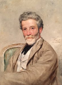 Ritratto del pittore Giovanni Mochi da Alfredo Valenzuela Puelma
